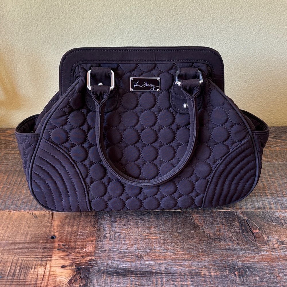 Vera Bradley Quilted Brown Shoulder Bag